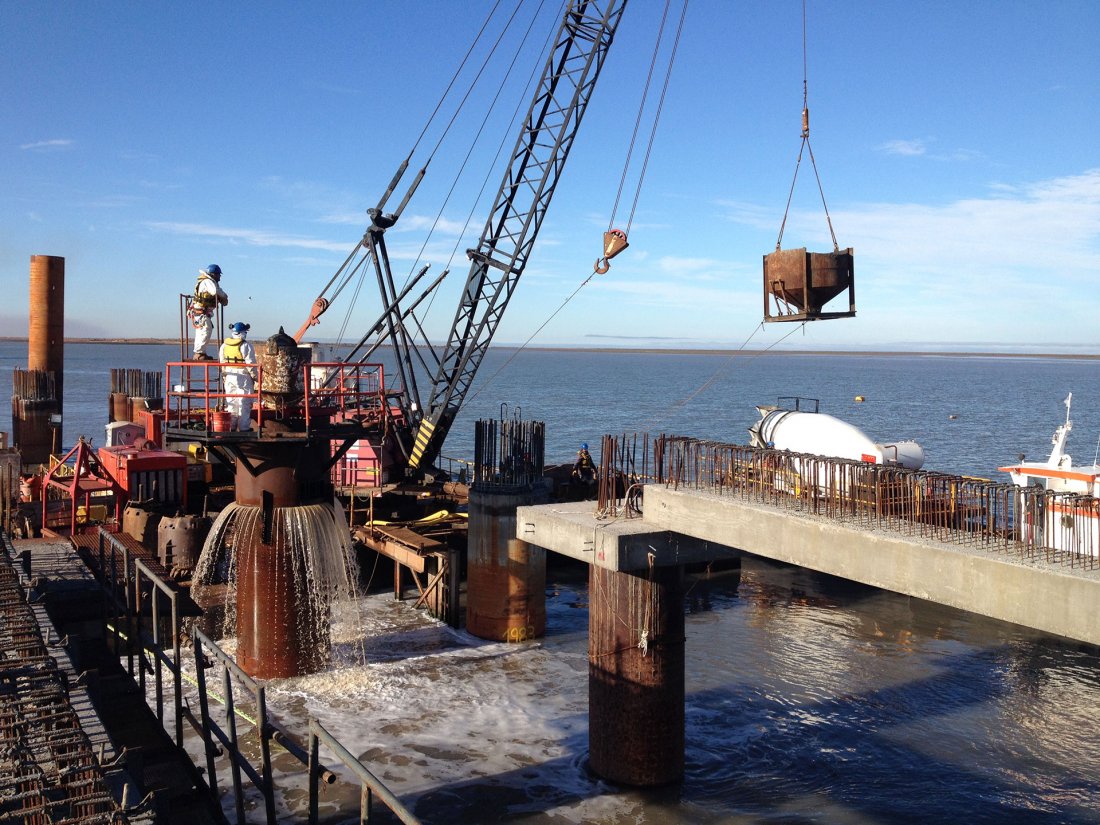 Cementos Avellaneda » Obras » Nueva posta en el puerto de Ingeniero White. » Nueva posta en el puerto de Ingeniero White.